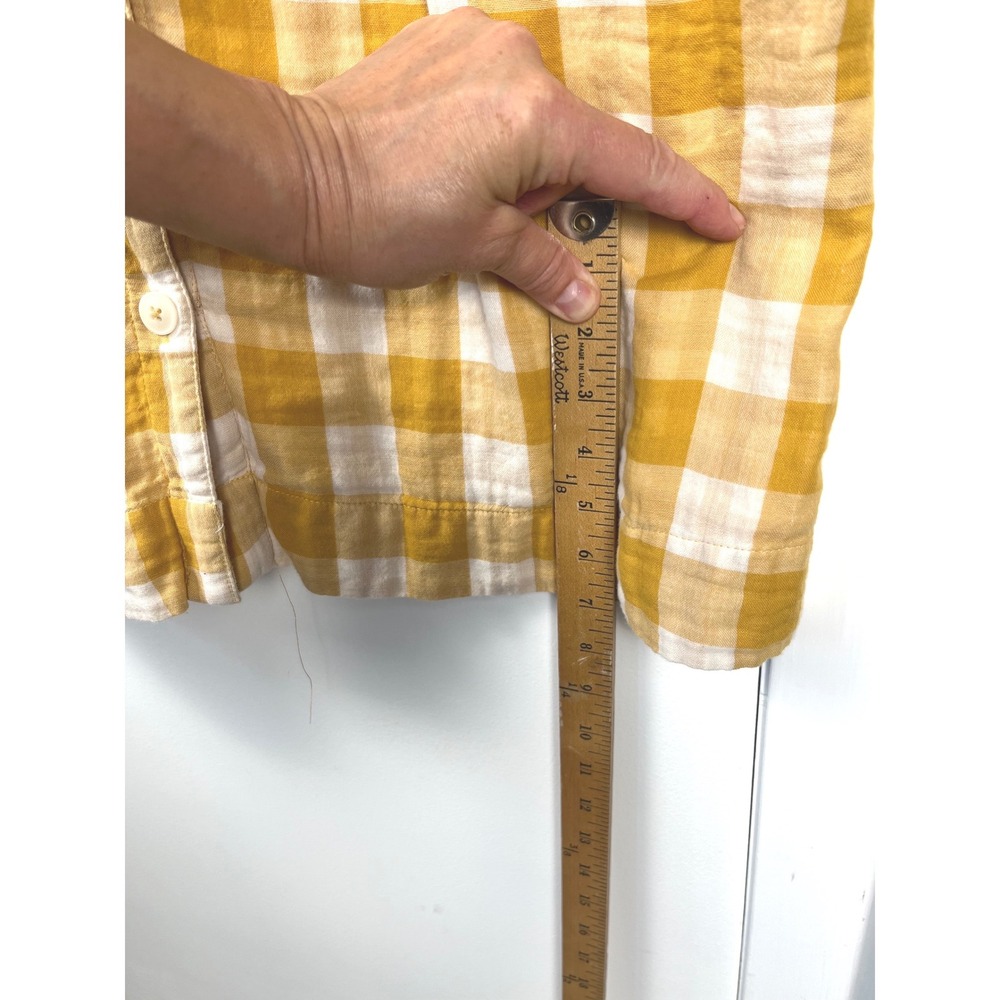 Pact Organic Cotton Gingham Midi Dress M Farmcore Prairie Sustainable Picnic - Picture 6 of 8